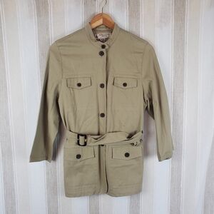 Vintage‎ Marsh Landing Canvas Chore Coat Tan Size Medium Petite